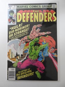 The Defenders #78 Newsstand Edition (1979)