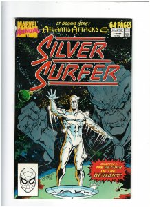 Silver Surfer Annual #2 Marvel Ron Lim 1989 Atlantis Attacks VG/FN 5.0 