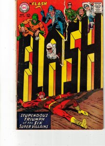 The Flash #174 (1967) Red Rogues Gallery cover! Mid grade! FN Wow!