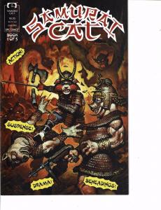 Lot Of 2 Comic Books Quality Sam Slade RoboHunter #1 and Samurai Cat #1 ON7