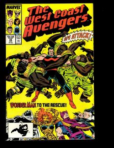 11 West Coast Avengers Marvel Comics # 25 26 27 28 29 30 31 32 33 34 35 GK6