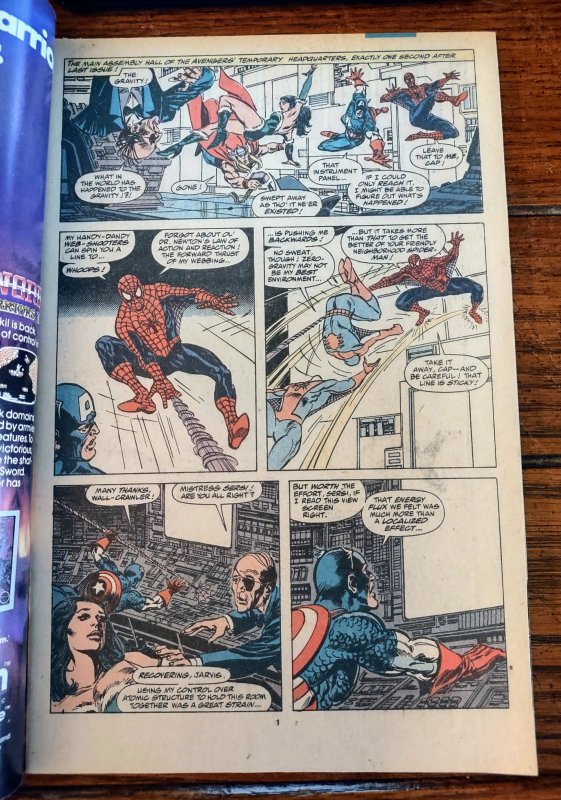 Avengers #315 VF 8.0 Guest Starring The Amazing Spider-Man 1990