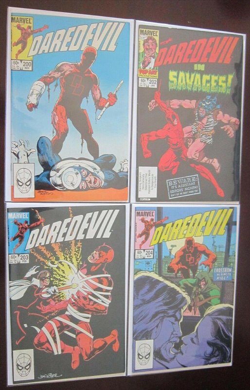 Daredevil Comics Lot: #200-299 (33 DIFF) 8.0 VF (1983-1987)