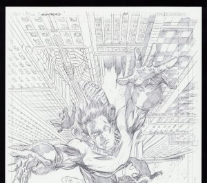 NIGHTWING #97 page Interiors photocopy 11 x 17 print SIGNED