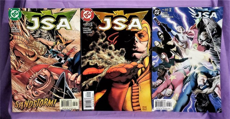 Geoff Johns JSA #63 - 64 & #68 Jerry Ordway Don Kramer (DC, 2004)!