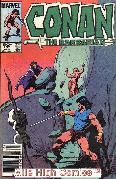 CONAN  (1970 Series)  (CONAN THE BARBARIAN) (MARVEL) #157 NEWSSTAND Very Good