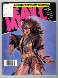 Heavy Metal Magazine #4 July (1985)  OLIVIA De BERARDINIS Cover NEWSSTAND Copy