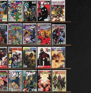 Huge Lot 130+ Comics with X-Men, The Spectacular Spider-Man & More!