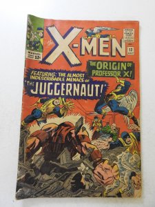 The X-Men #12 (1965) GD+ Condition moisture damage
