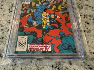 Wolverine # 7 CGC Graded 9.4 Marvel Comic Book Hulk Mr. Fixit 1989 X-Men JH24