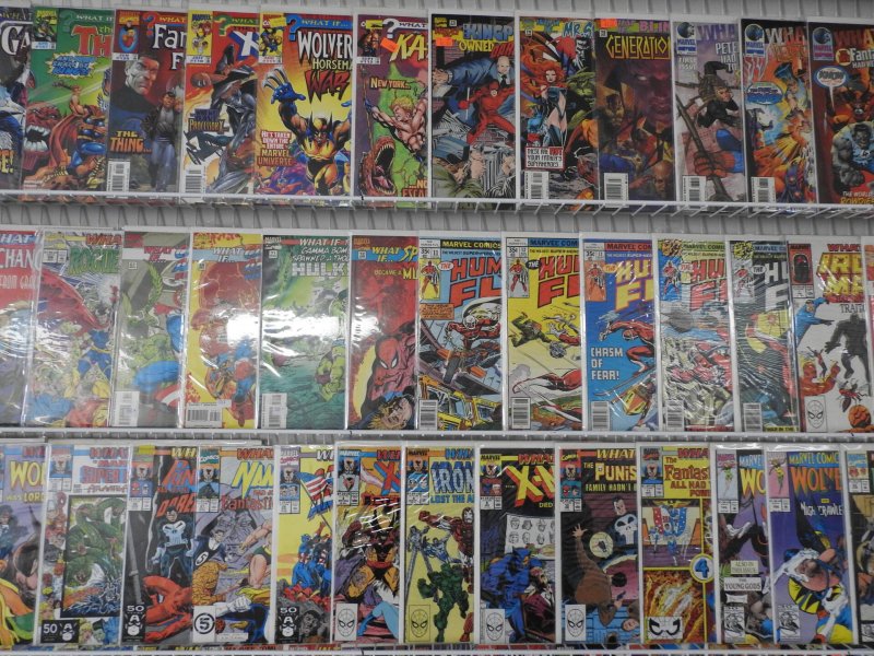 Huge Lot 140+ W/ What If?, Spiderman, What If?+ Avg VF Condition