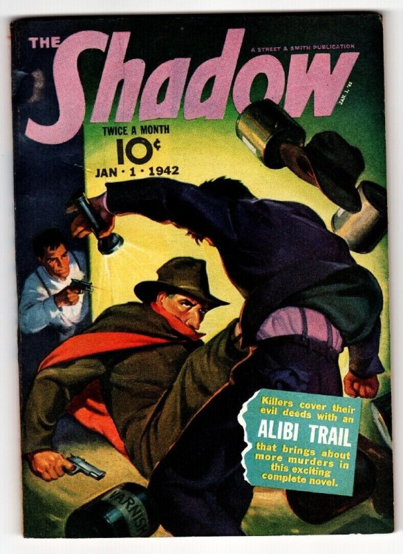 Shadow--January 1942--Pulp Magazine--Street and Smith--VF