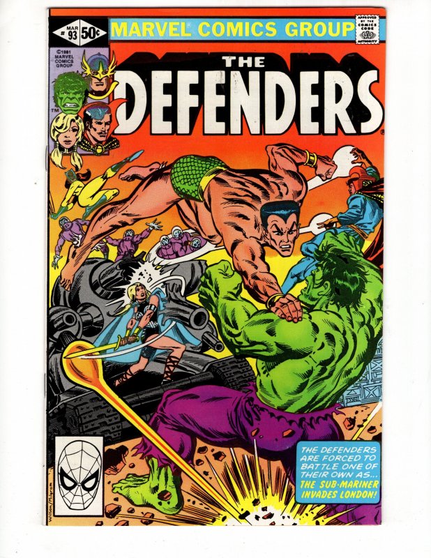 The Defenders #93 Direct Edition (1981) ID#101