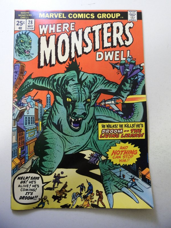 Where Monsters Dwell #28 (1974) FN Condition