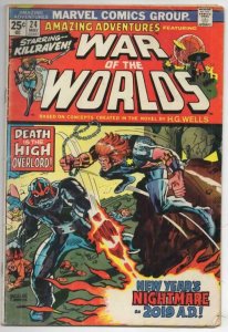 AMAZING ADVENTURES #24 25 26, VG+, War of the Worlds New Year 2019, 1970 1974