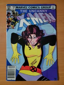 Uncanny X-Men #168 Newsstand Variant ~ FINE - VERY FINE VF ~ 1983 Marvel Comics