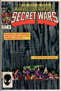 Marvel Super Heroes Secret Wars #4 Direct Edition (1984) 8.5 VF+