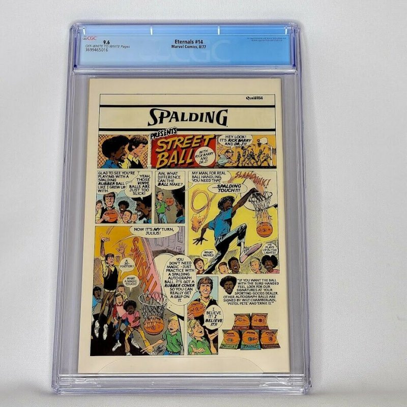 Eternals 14 Marvel 1977 CGC 9.6 1st Cosmic Powered Hulk 1977 Ikaris Jack Kirby