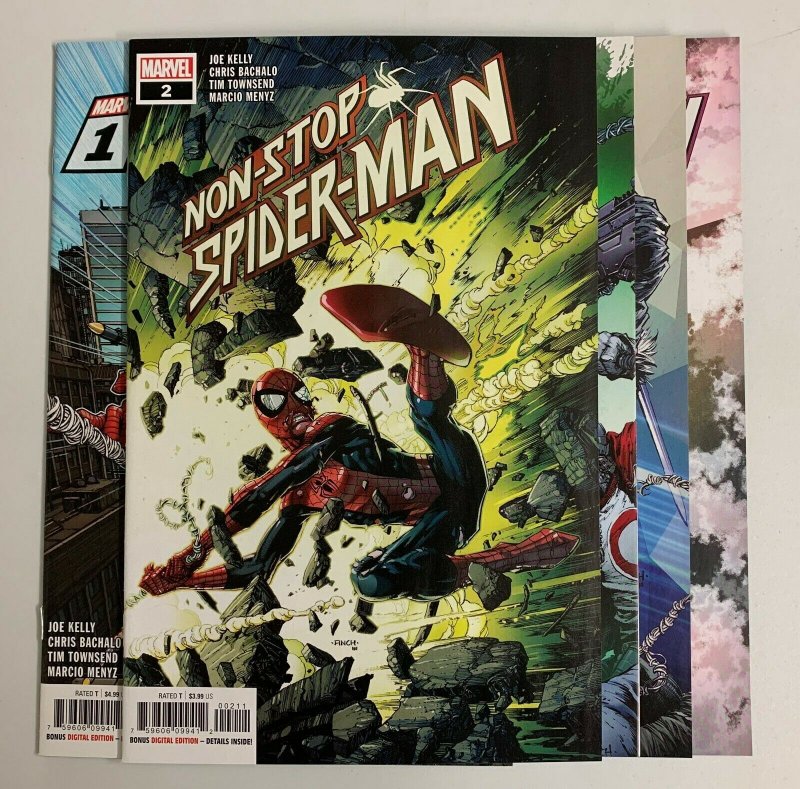 Non-Stop Spider-Man #1-5 Set (Marvel 2015) 1 2 3 4 5 Joe Kelly (9.2+) 