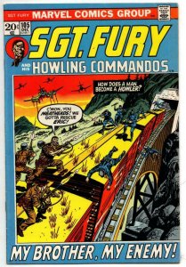 SGT FURY #105, FN, Howling Commandos, WWII,  Dick Ayers, Germans, 1963 1972