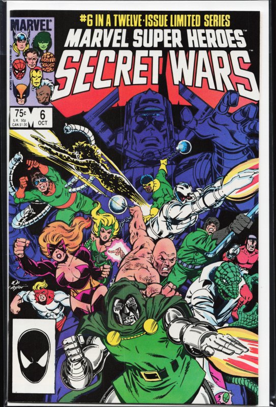 Marvel Super Heroes Secret Wars #6 (1984) Buckaroo Banzai [Key Issue] Descrip...