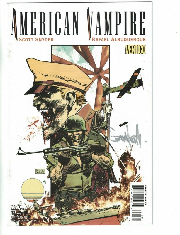 American Vampire #13 VF/NM variant signed by Sean Murphy - DC/Vertigo Comics