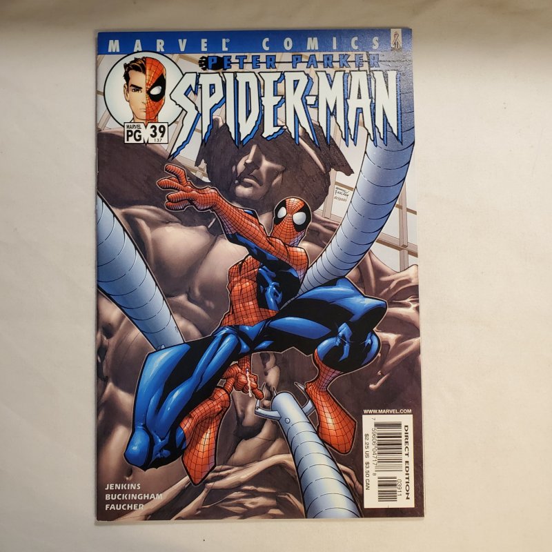 Peter Parker Spider-Man 39 Near Mint Cover by Humberto Ramos