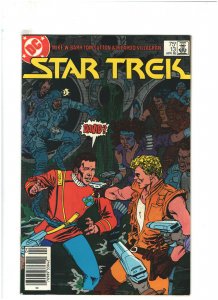 Star Trek #13 FN- 5.5 Newsstand DC Comics 1985 Copper Age, Kirk & Spock