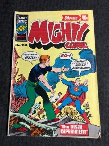Vintage MIGHTY COMIC Planet Comics #114 G/VG 3.0 Jimmy Olsen Experiment AUS