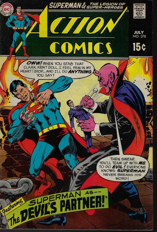 Action Comics #378 (DC, 1969) - F+/VF-