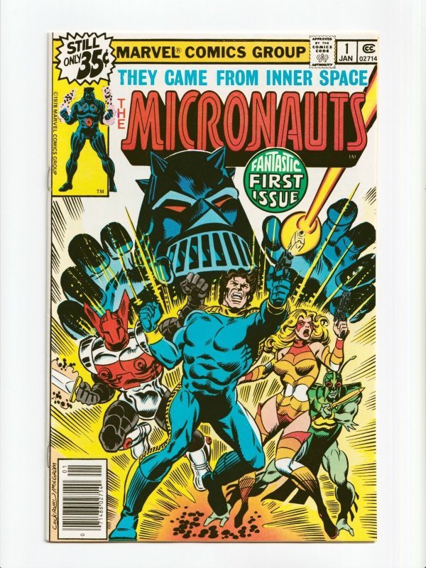The Micronauts #1 1st appearance Micronauts, Baron Karza Marvel Comics 1979 NM