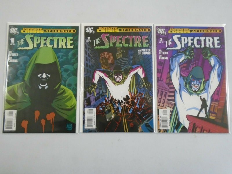 Crisis Aftermath The Spectre set #1-3 8.0 VF (2006)