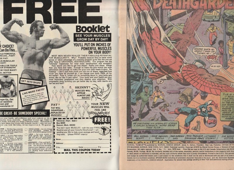 Marvel Team Up(vol. 1) # 71 Spiderman and The Falcon !