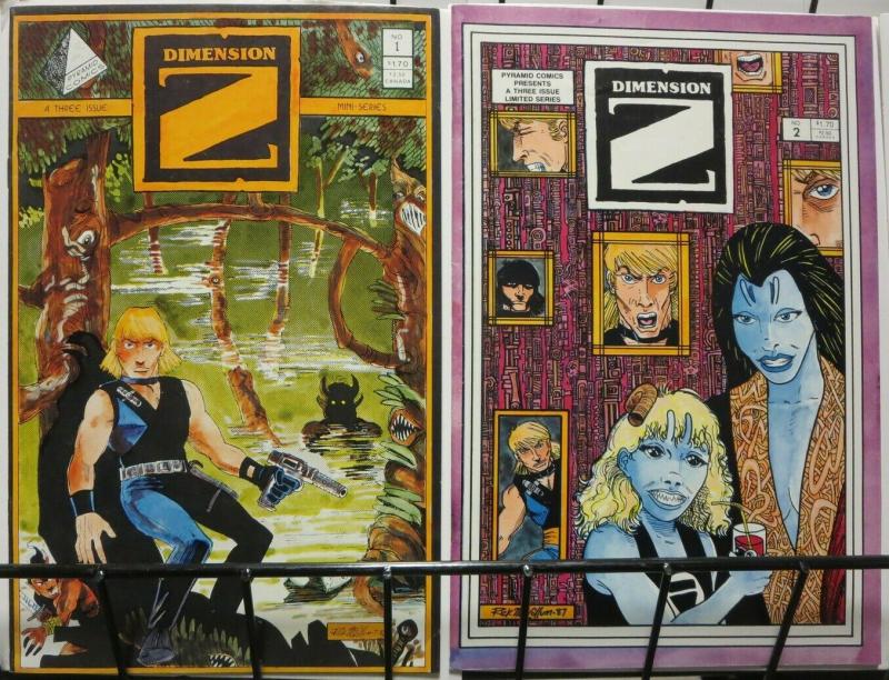 DIMENSION Z (1986 PY) 1-2 THE SET! Scarce Indie