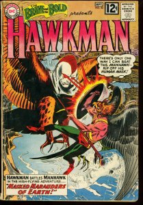 BRAVE AND THE BOLD #43-HAWKMAN-MANHAWK G/VG