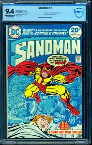 Sandman #1 CBCS NM 9.4 Off White to White