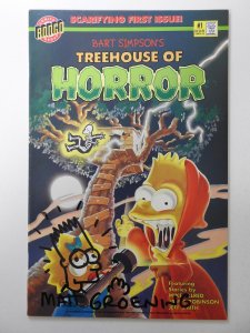 Bart Simpson's Treehouse of Horror #1 (1995)Signed and Remarked By Groen...