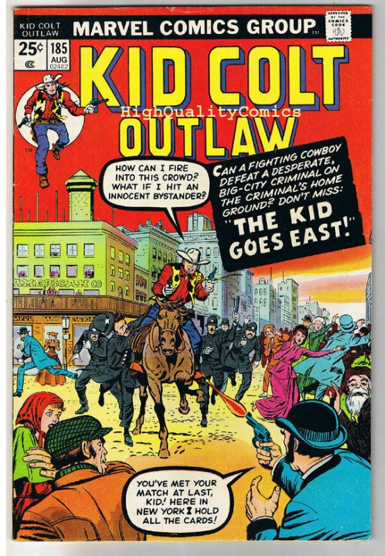 KID COLT OUTLAW #185, FN/VF, Western, Gunfights, more in store