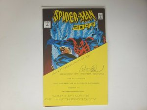 Spider Man 2099 #1 Signed by Peter David W/COA  Very RARE