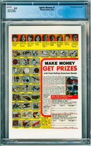 Spider-Woman #1  (1978) CGC 8.5! White Pages!