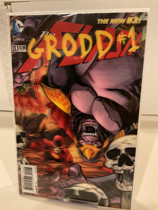 Flash #23.1  Lenticular Cover!  Grodd!  2013  9.0 (our highest grade)  New 52!