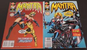 Malibu Comics Lot of 2- MANTRA Ultraverse #5&6 F/VF(SIC612)