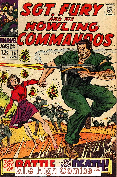 SGT. FURY AND HIS HOWLING COMMANDOS (1963 Series) #55 Fine Comics Book
