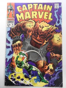 Captain Marvel #6 (1968) Solid VG- Condition!