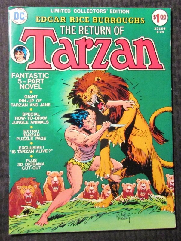 1974 DC Treasury C-29 The Return of Tarzan FN 6.0 Joe Kubert