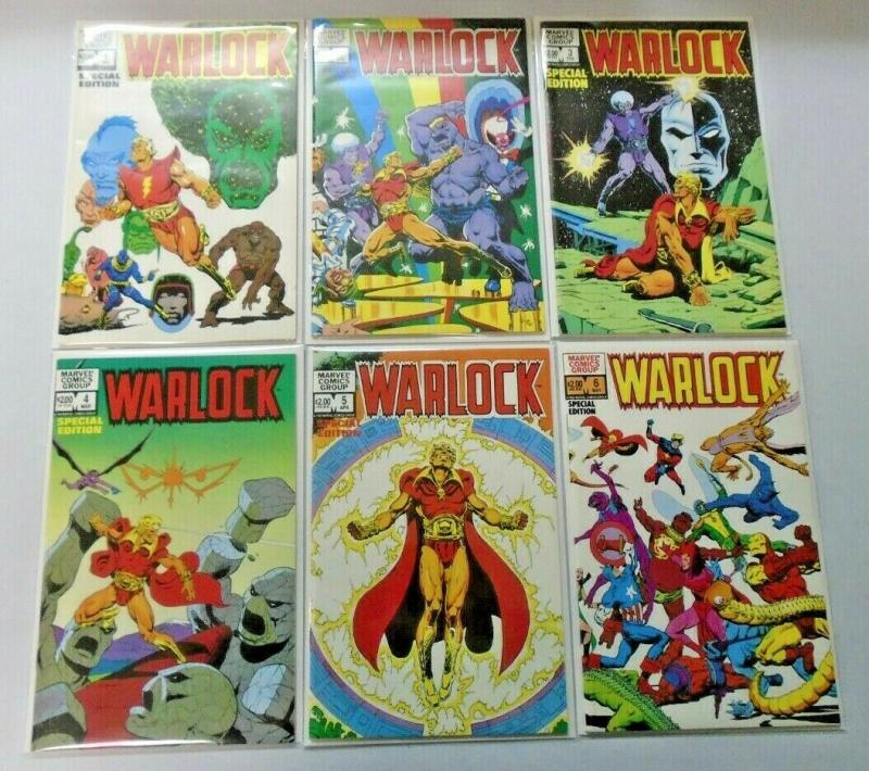 Warlock set #1 to #6 Special Edition all 6 different books avg 8.5 VF+ (1983)