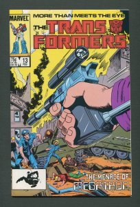 Transformers #13  / 9.0 VFN/NM  / February  1986
