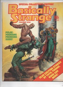 BASICALLY STRANGE #1, FN+, Richard Corben, Wally Wood Alex Toth 1982 Magazine