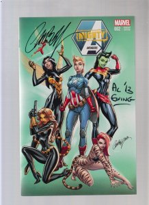 Mighty Avengers #1 - Signed by J. Scott Campbell & Al Ewing (9.2 OB) 2013