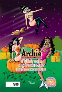 Archie Halloween Spectacular #1 (2023) Dan Parent Connecting Covers SET W/COA.
